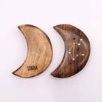Engraved and Brass Zodiac Sign Incense Burners - Moon - immagine 4