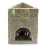 Triangle Soapstone Oil Burner 11x9cm - Elephant - immagine 2