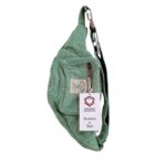 Cotton Hemp Style Belt (or Fanny) Bag - Sage - immagine 2