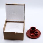 Palo Santo Stick & Smudge Holder - Mandala - Red with Heart Gloss - immagine 2