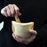 Ergo Teak Pestal & Morter Med - immagine 3