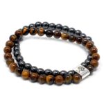 Magnetic Gemstone Bracelet - Tiger Eye - immagine 2