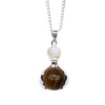Gemstone Healing Hands Pendant - Tiger Eye - immagine 2