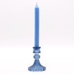 Set of 2 Vintage Dinner Candle Holder - Royal Blue - immagine 2