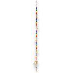 Indian Chimes - Brass OM with Chakra Beads String Bells - 53cm