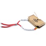 925 Silver Plated Gemstone Royal Red String Bracelet - White Howlite Chakra - immagine 2