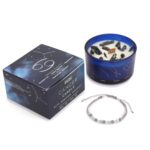 Zodiac Crystal Candle with Gemstone Bracelet - Cancer - immagine 2