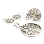 Tree of Life Silver Pendent 30mm - Mother of Pearl - immagine 3