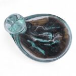 Molten Glass Duck Decanter on Wood with Stopper 19cm - immagine 6