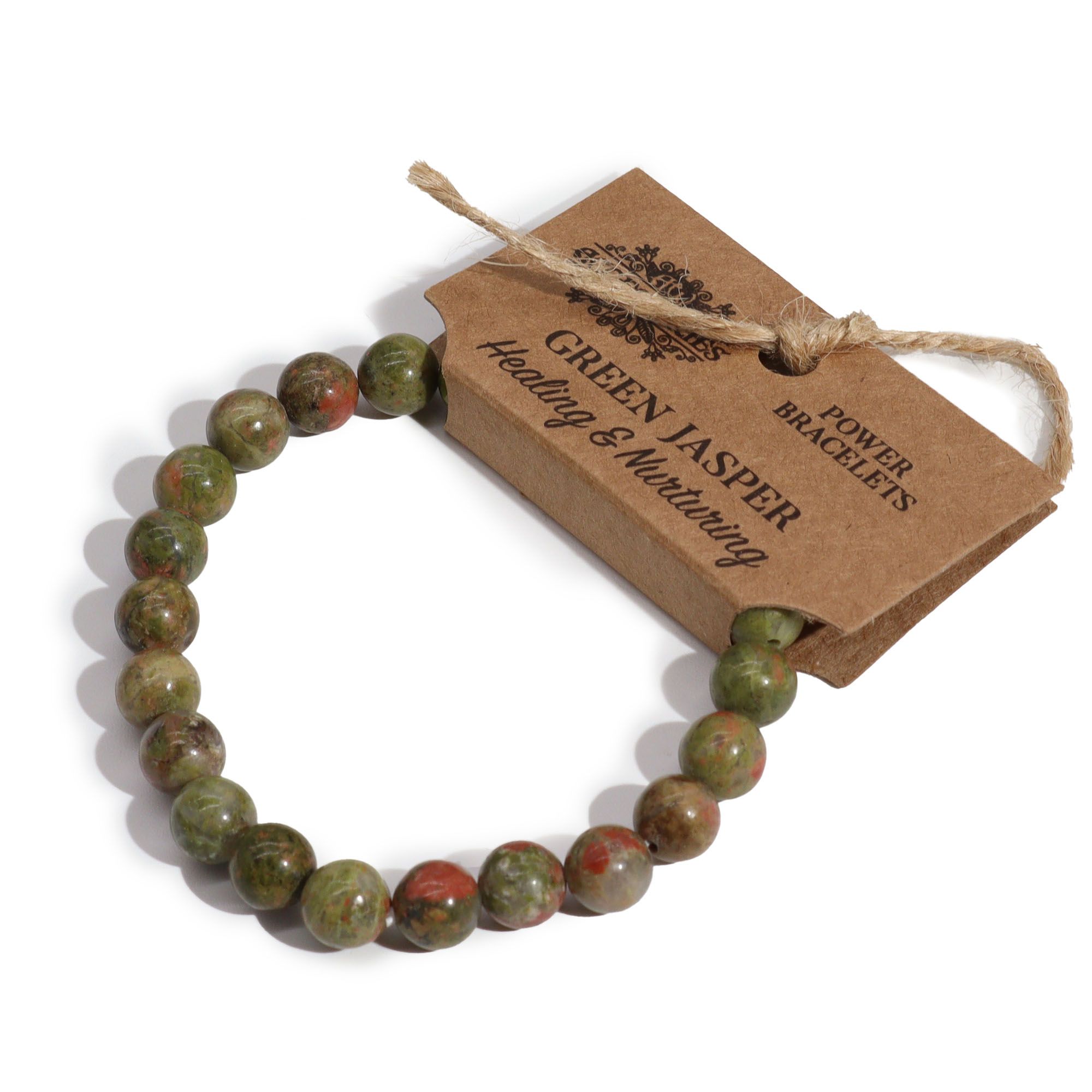 bG9jYWw6Ly9tZWRpYS9TSC9HQy82MFIzMEMxRzZHVktHQ1NILzU5YWIwMDU4LmpwZWc.jpg Power Bracelet - Green Jasper - immagine 1