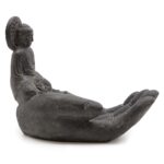 Buddah & Hand Incense Burner (black) - immagine 3