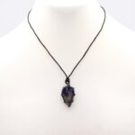 Laced Gemstone Teardrop Pendant - Sodalite - immagine 3
