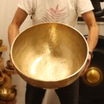 Plain - Huge Vibrational Feet Standing Bowl - 50x20cm - 10.7kg