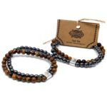 Magnetic Gemstone Bracelet - Tiger Eye - immagine 4