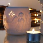 1X Cherubs Oil Burner - Assorted Design 4 Colours - immagine 9