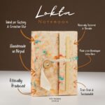 Mini Lokta Mixed Colour Cotton Notebook Lrg (12x8cm) 40 leafs