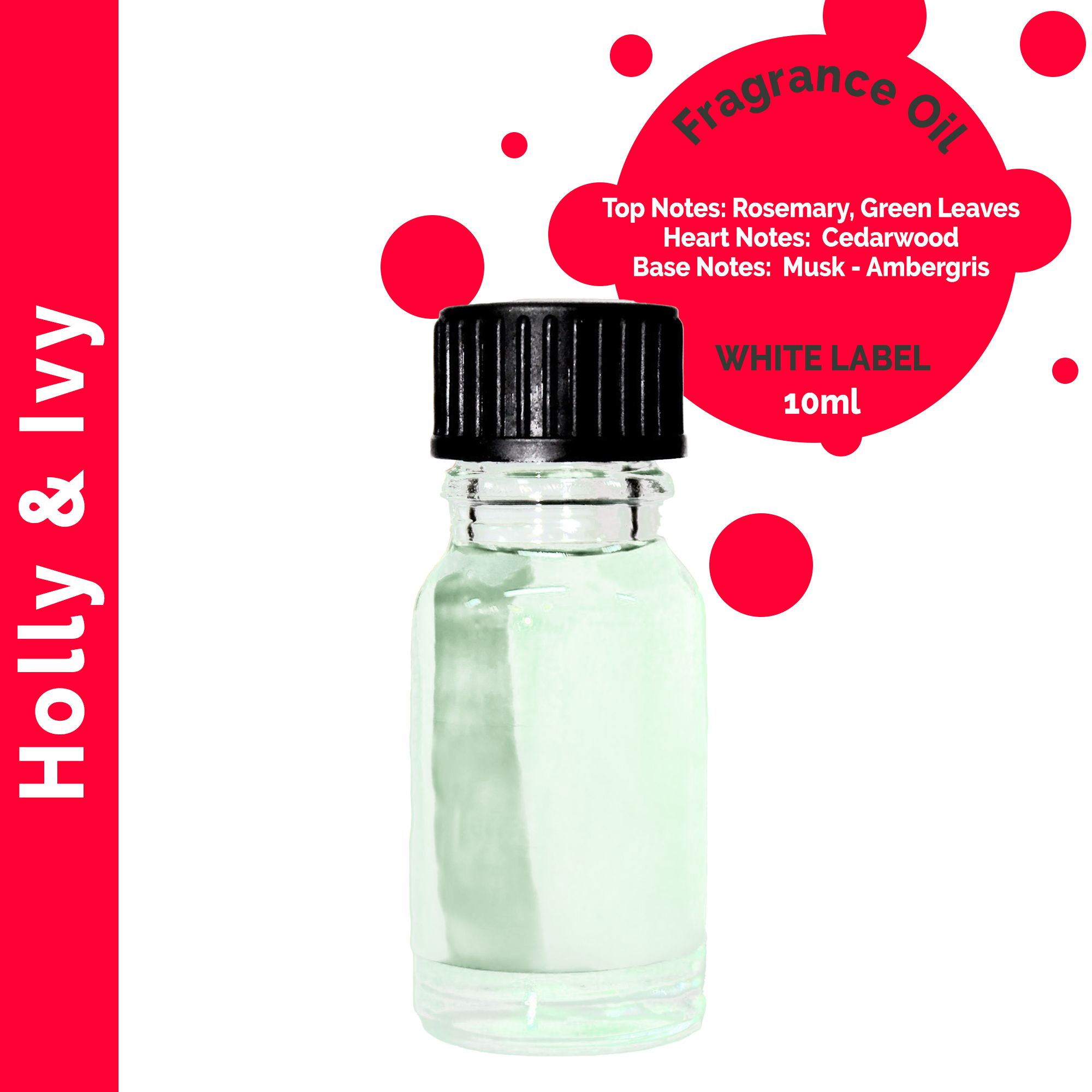 bG9jYWw6Ly9tZWRpYS9TSi8yQy82MFIzMEMxSDYwVDMyQ1NKLzczNTY4ZWRjLmpwZWc.jpg Holly & Ivy Fragrance Oil 10ml - White Label - immagine 1