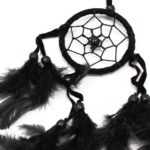 Bali Dreamcatcher - Small Round - Black/White/Red - immagine 4