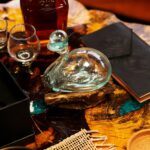 Molten Glass Duck Decanter on Wood with Stopper 19cm - immagine 7