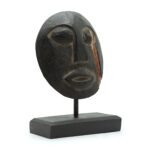 Timor Tribal Decorative Mask - Black 27x20cm - immagine 3