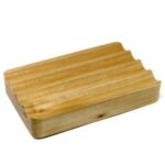 Hemu Wood Soap Dish - Corrugated - immagine 2