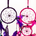Bali Dreamcatcher - Medium Round - Turq/Pink/Purp - immagine 2