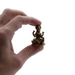 Brass Miniature Gods - Laxmi (22gms)  - 37mm - immagine 5