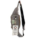 Cotton Hemp Style Belt (or Fanny) Bag - Blue - immagine 2
