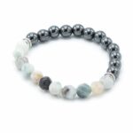 Faceted Gemstone Bracelet - Magnetic Mountain Jade - immagine 2