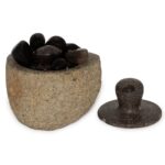 Natural Riverstone Grounding Pot -Medium (aprox 12x8cm) - immagine 2