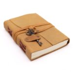 Oiled Tan Leather & Key - 200 pages - 13x18cm - immagine 2