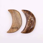 Engraved and Brass Zodiac Sign Incense Burners - Moon - immagine 16