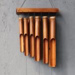 Bamboo Windchime - Natural finish - 12 Large Tubes - immagine 2