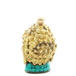 Brass Buddha Figure - Med Head - 8 cm - immagine 5
