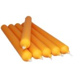 Bright Orange Dinner Candle - immagine 2