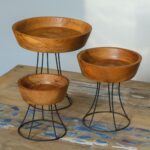 Elevated Teak Bowl 20cm - Large Tray - immagine 5