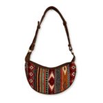 Jacquard Hobo Bag - Rich Browns (brown strap) - immagine 2