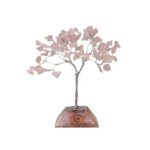 Gemstone Tree with Organite Base - 80 Stone - Rose Quartz - immagine 4