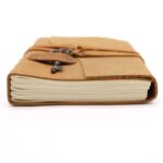 Oiled Tan Leather & Key - 200 pages - 13x18cm - immagine 3