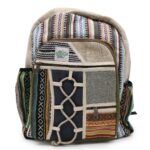 Large Hemp Backpack - Rope & Pockets Style - immagine 6