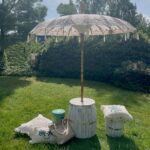 Bali Patio Parasol - Canvas - Natural Decor - 2m - immagine 3