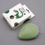Teardrop Konjac Sponge - Green Tea - Protective - immagine 2