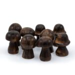 Set of 3 Mini Incense Mushrooms (8cm 7cm 6.5cm) - immagine 5