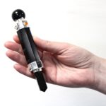 Hexagonal Crystal Healing Wand - 12cm - Black Agate - immagine 4