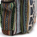Large Hemp Backpack - Rope & Pockets Style - immagine 7