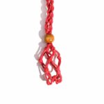 Crystal Gemstone Necklace Cord 45cm/18inch - Red - immagine 4