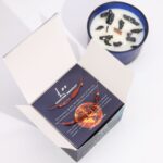 Zodiac Crystal Candle with Gemstone Bracelet - Leo - immagine 3