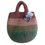 Mushroom Garden Felted Bag - 35x27cm - immagine 3