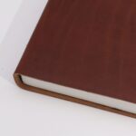 Lrg Dark Tan Daily Note Book - 100 Lined Pages - 20x15cm - immagine 2