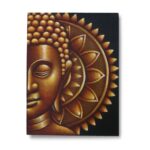 Gold Half Buddha Mandala 60x80cm - immagine 4